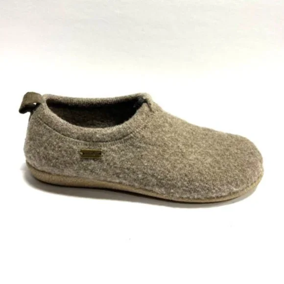 Haflinger | Shoes | Haflinger Mens Guido Slipper Tan Size  HAFLINGER 43 Unisex Leather Clogs Travel Classic Men 10 Women 13 Tan/Light Camel main image 0